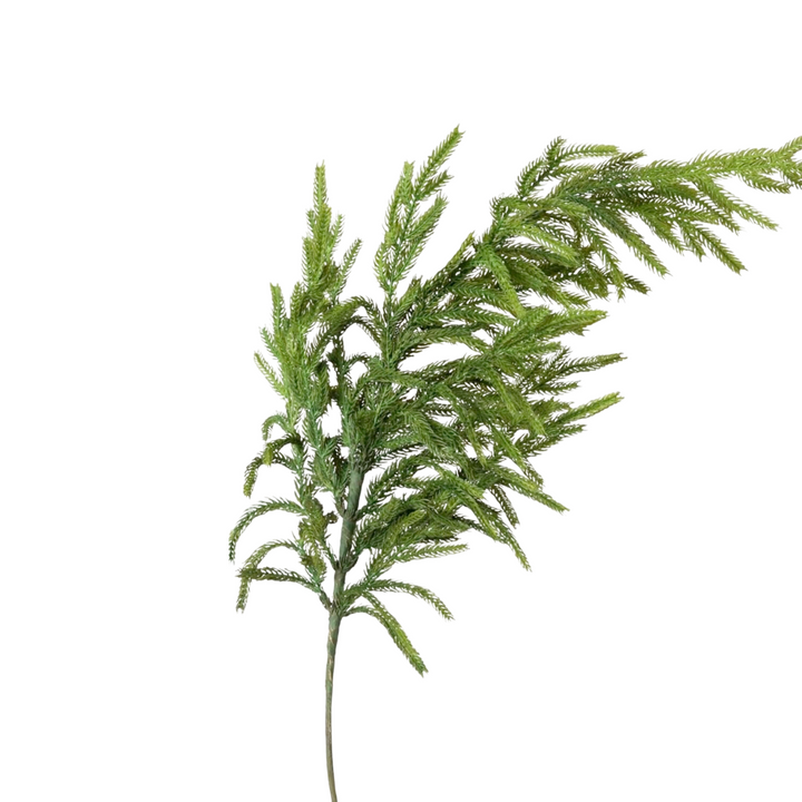 Natural Touch Glittered Norfolk Pine Spray