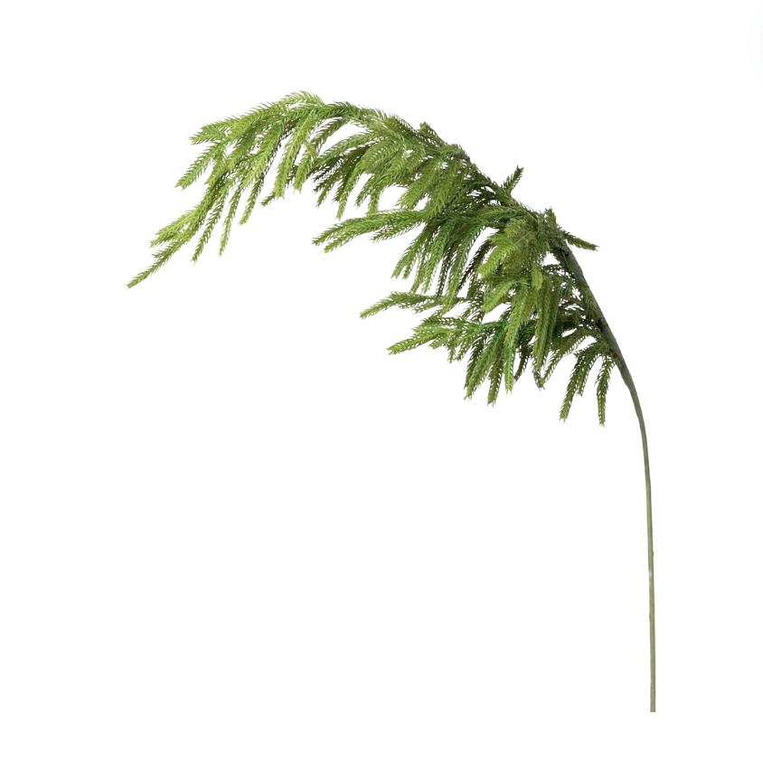 Natural Touch Glittered Norfolk Pine Spray