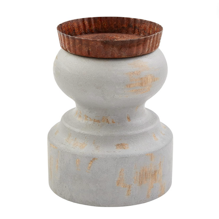 Set/3 Farmhouse Candle Stands