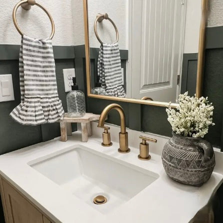 Handmade Boho-Vintage Gray Terracotta Vase