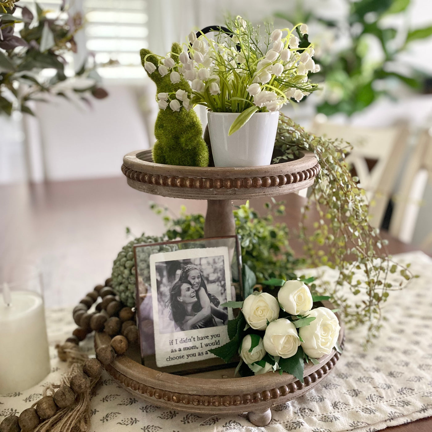 Farmhouse Inspired Tier Tray