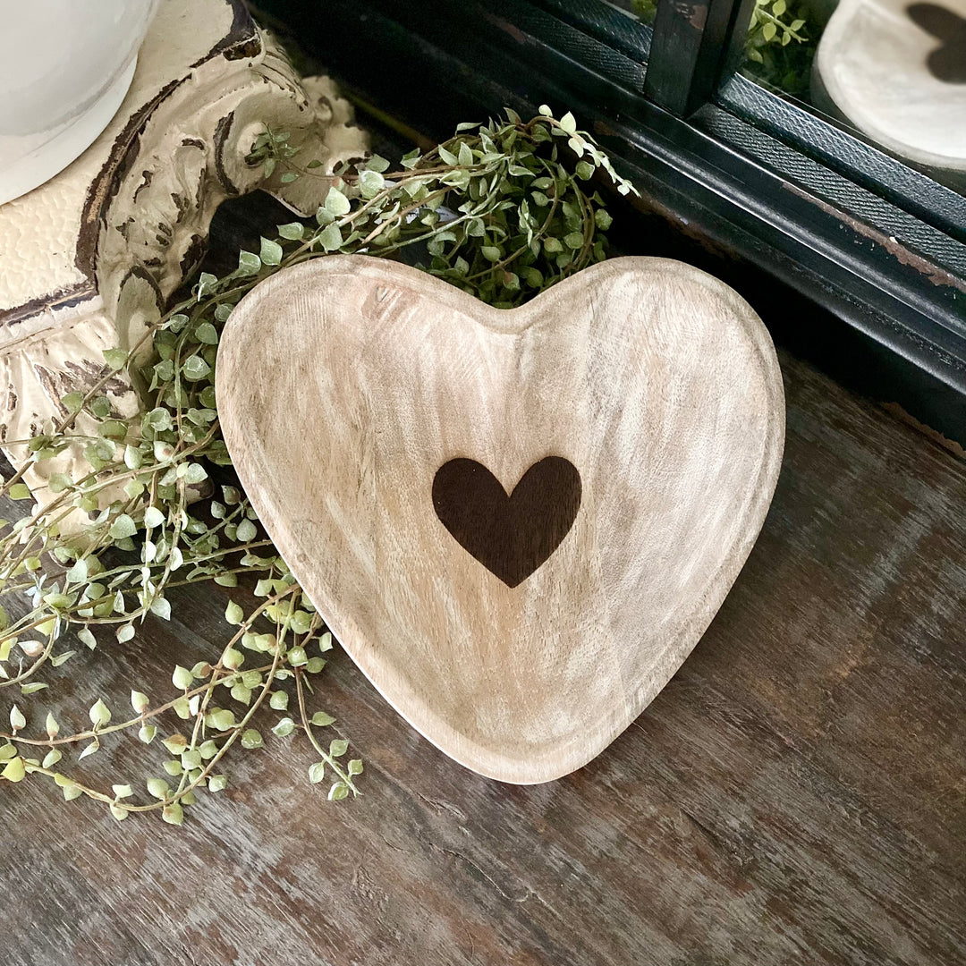 Carved Heart Bowl