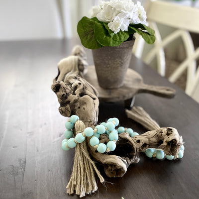 Light Blue Bead Garland