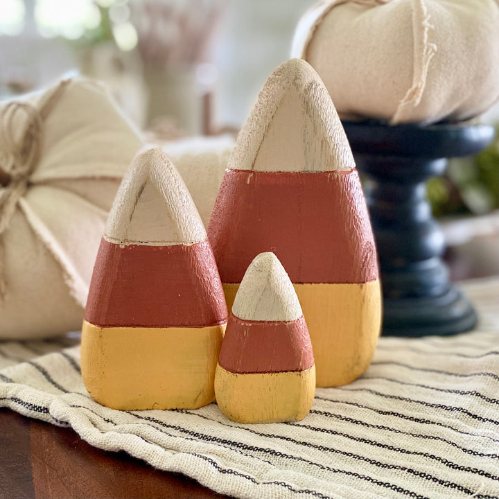 Set/3 Candy Corn Table Sitters