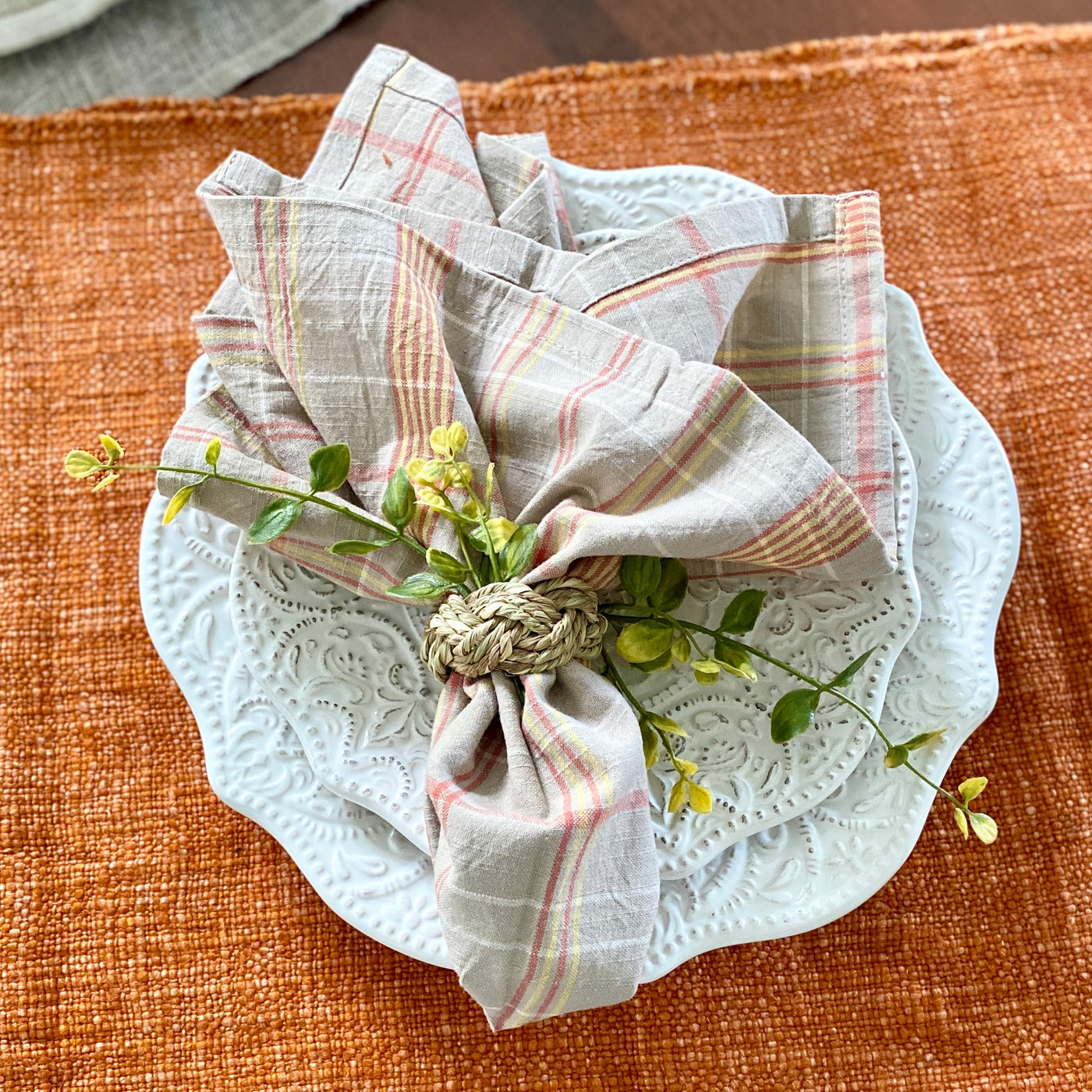 S/4 Pumpkin Spice Napkins