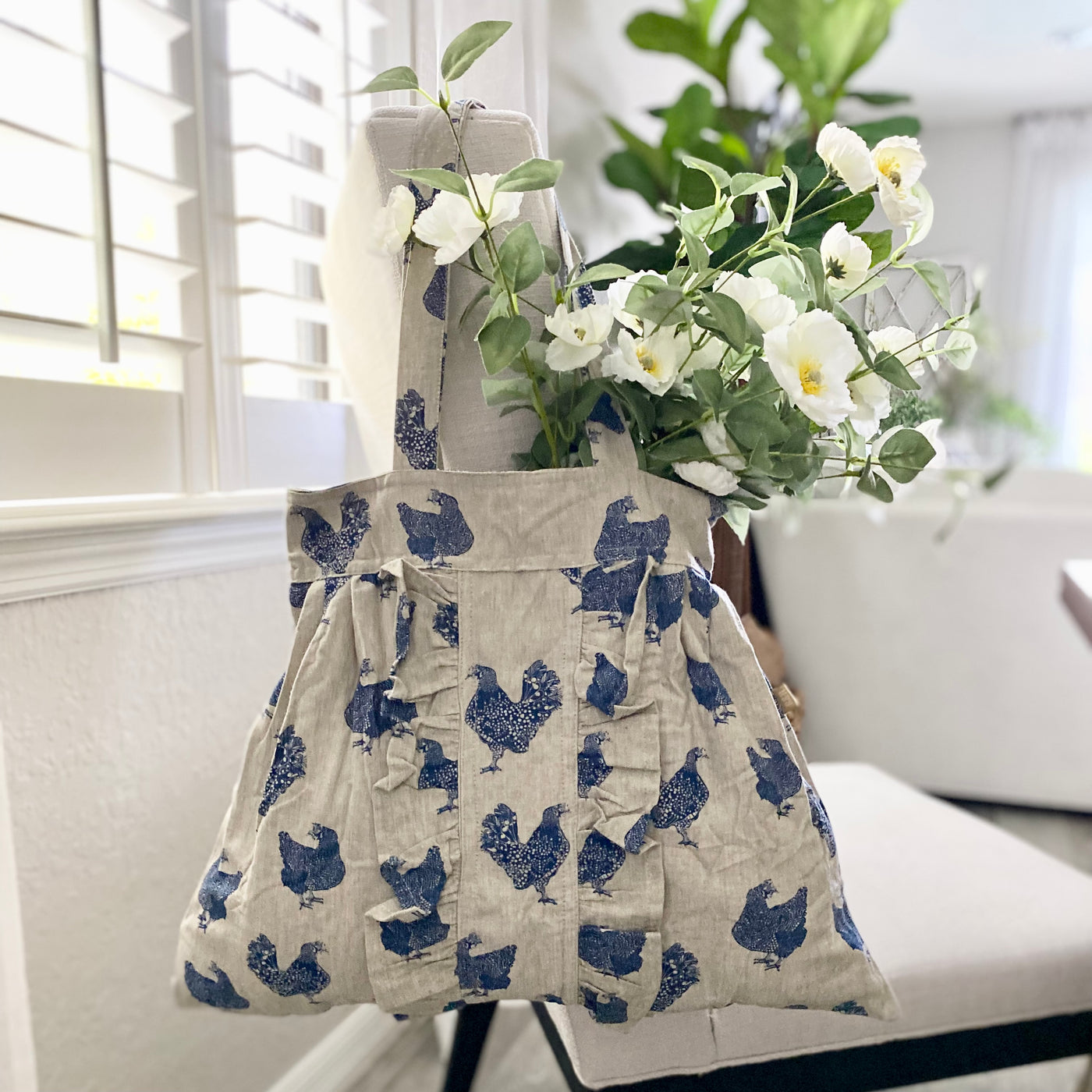 Henrietta Shopping Tote Blueberry