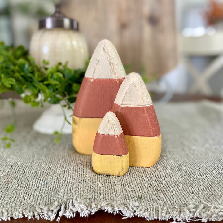 Set/3 Candy Corn Table Sitters