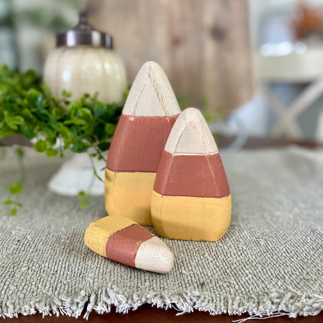 Set/3 Candy Corn Table Sitters