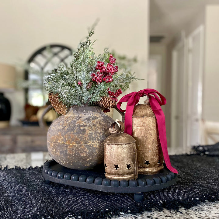 Set/3 Antique Metal Bells