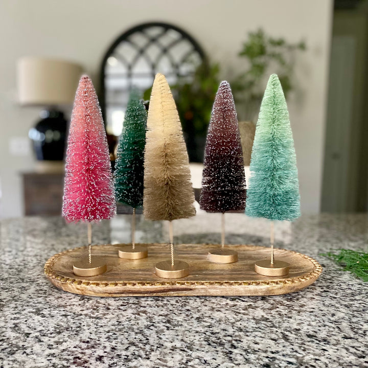 Sisal Ombre Bottle Brush Trees