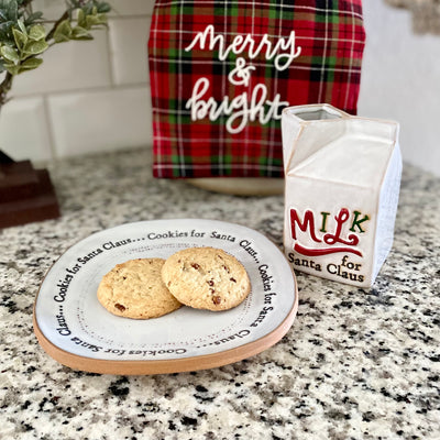 Milk & Cookies For Santa Set