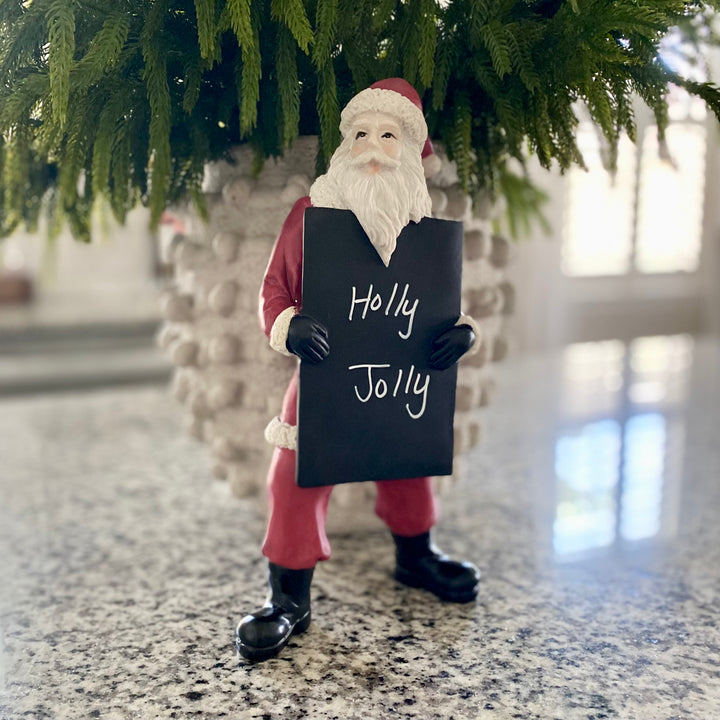 Santa With Chalkboard