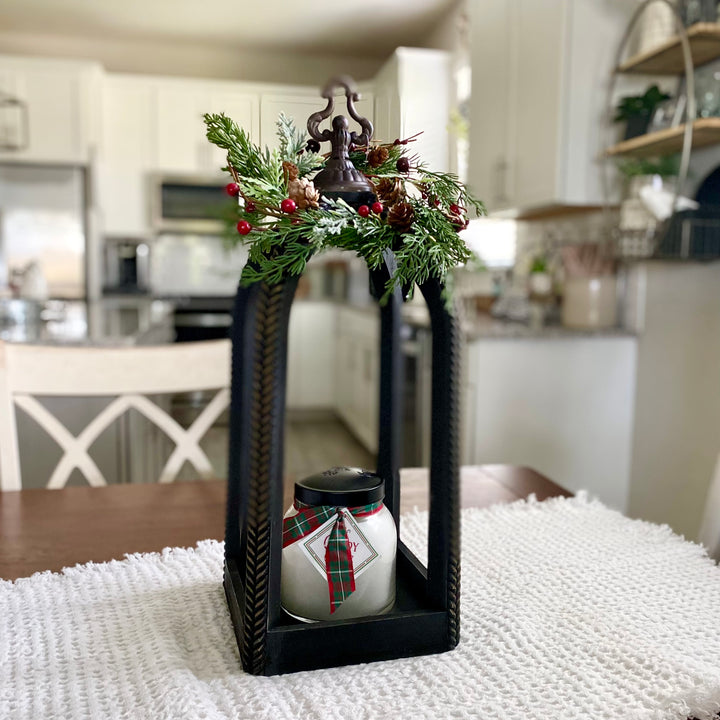 Candy Cane Scented Jar Candle