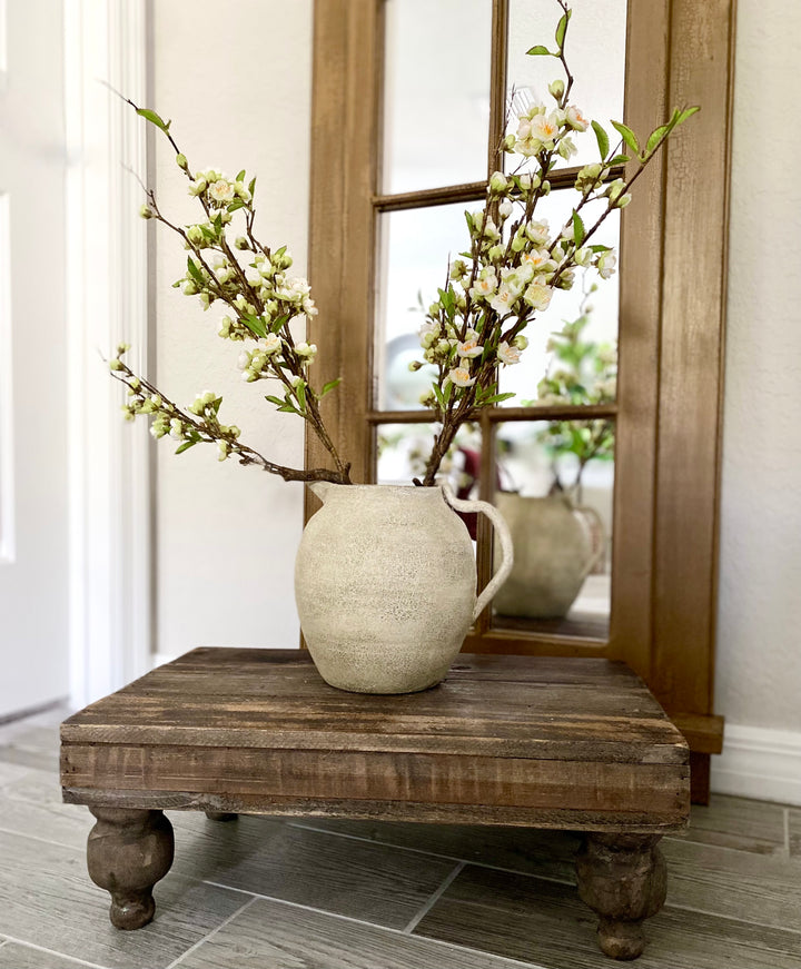 Rustic Footed Serving Stand