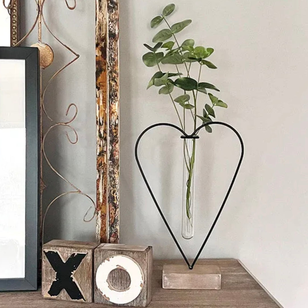 Heart-Shaped Flower Holders