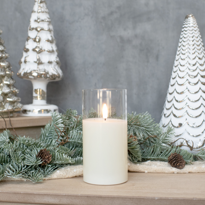 Glass Flameless Candle
