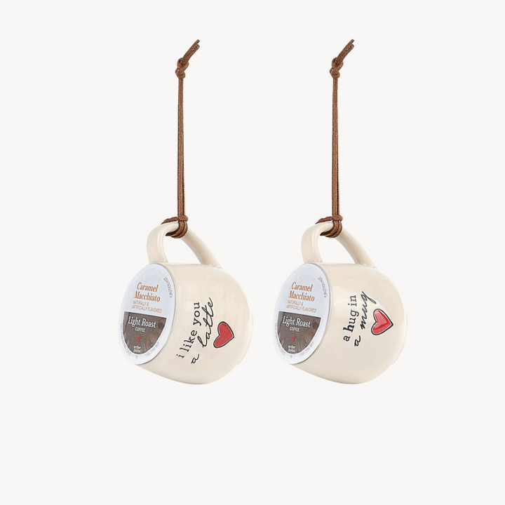 Love Coffee Pod Mug Ornaments