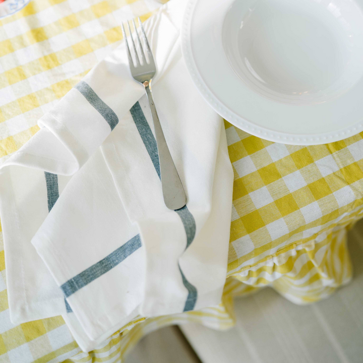 Blue Cornish Tea Towel