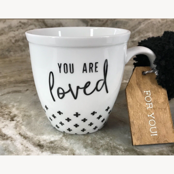 "You Are Loved" Porcelain Mug