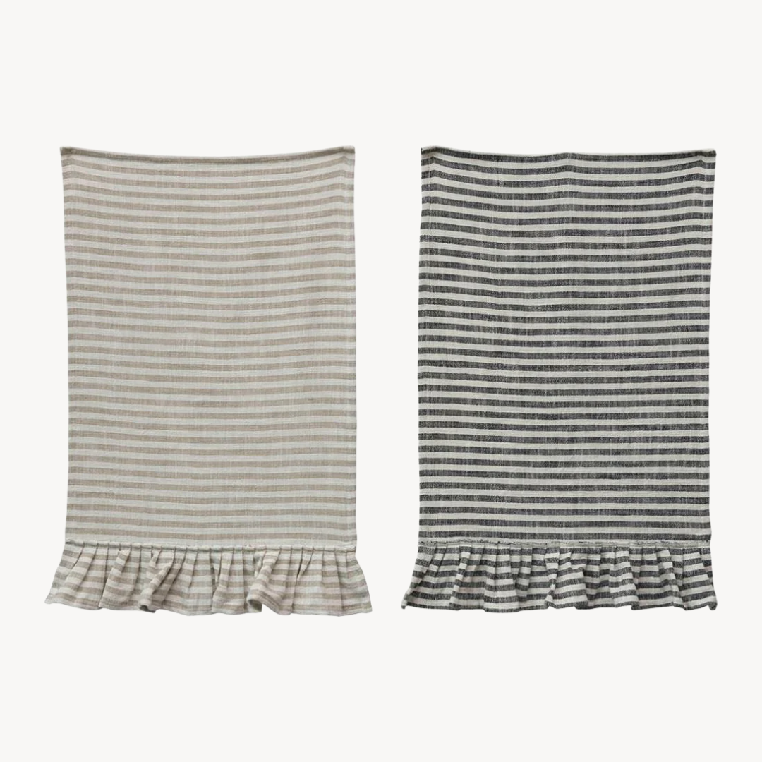 Set/2 Ruffle Tea Towels