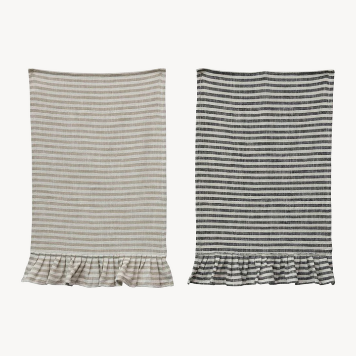Set/2 Ruffle Tea Towels