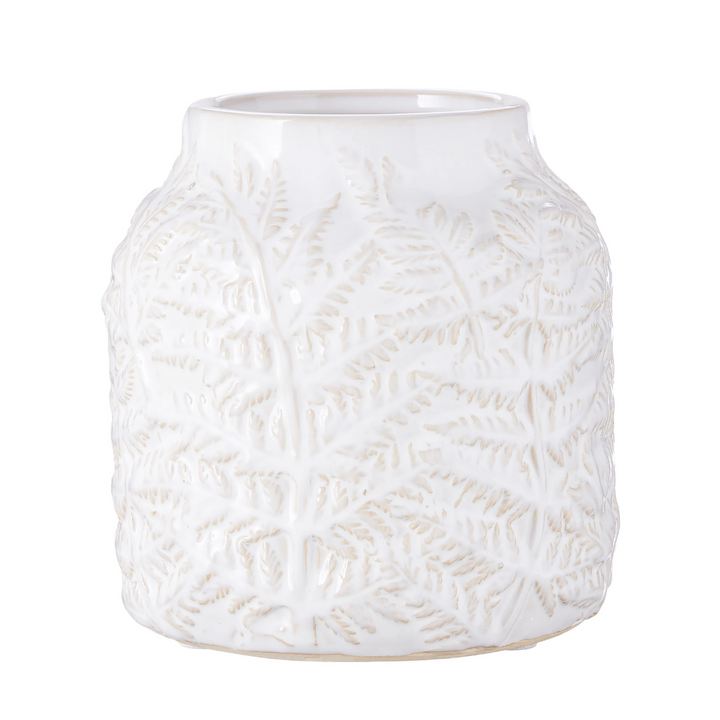 Leaf Embossed Vase
