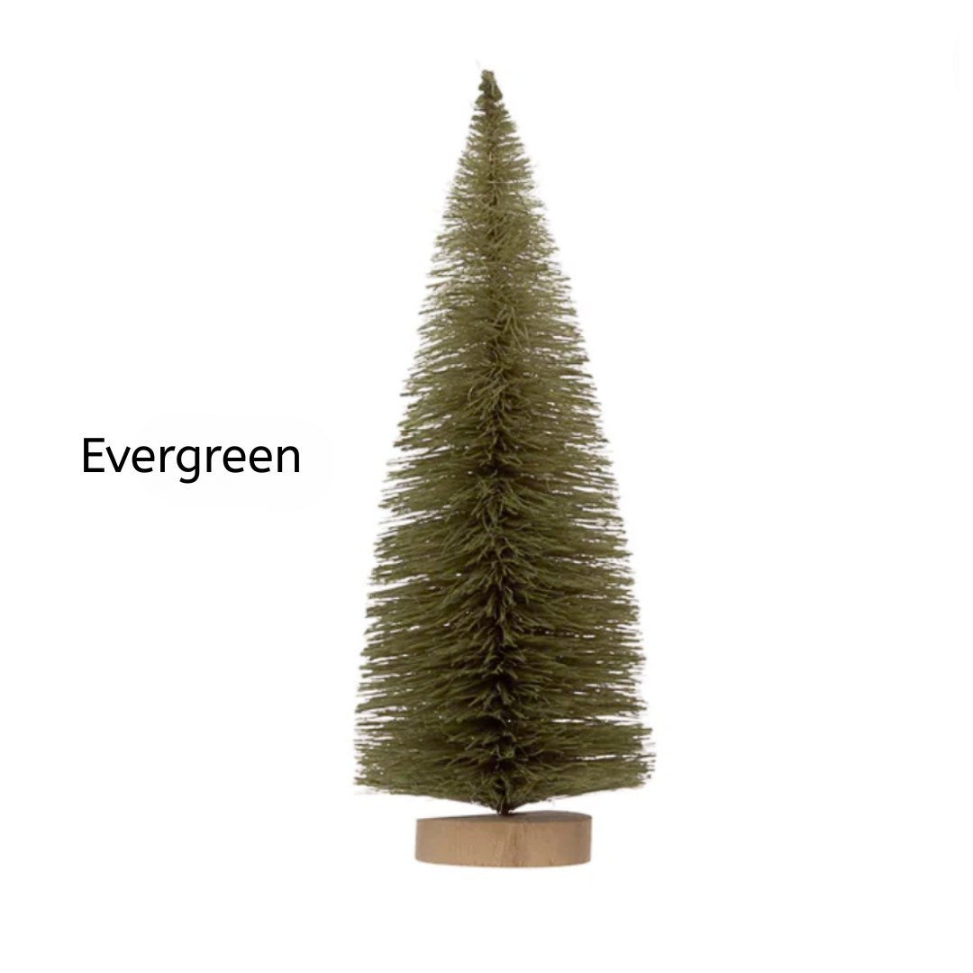 12" Sisal Bottle Brush Trees