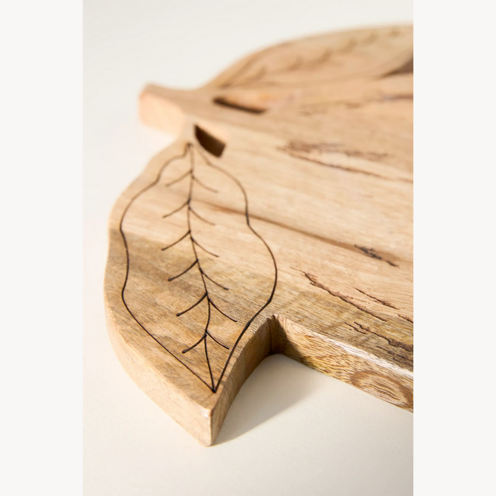 Lemon Shaped Wood Cheese Board