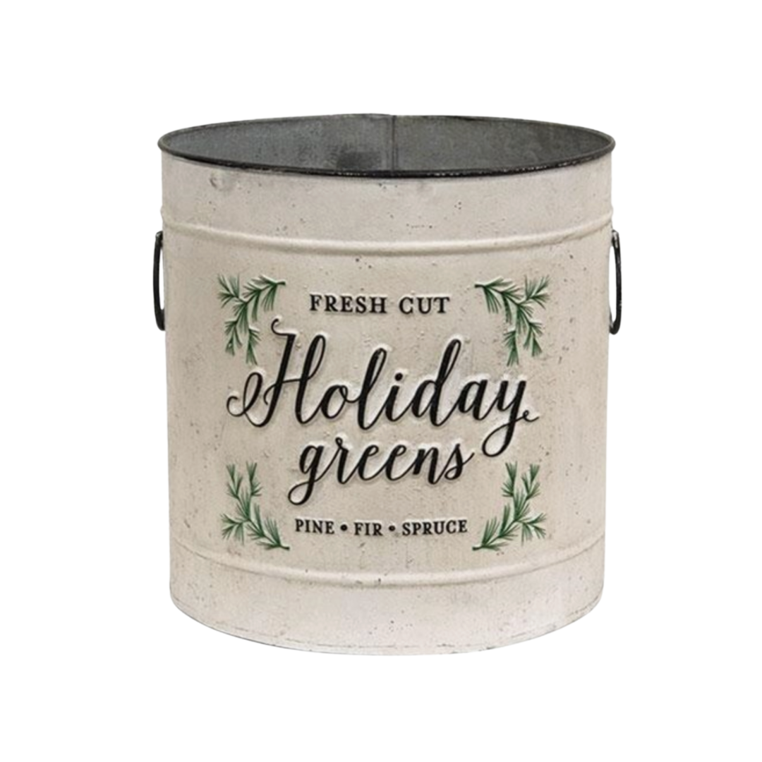 Holiday Greens Pail