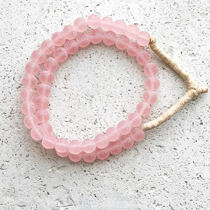 Light Pink Glass Beads