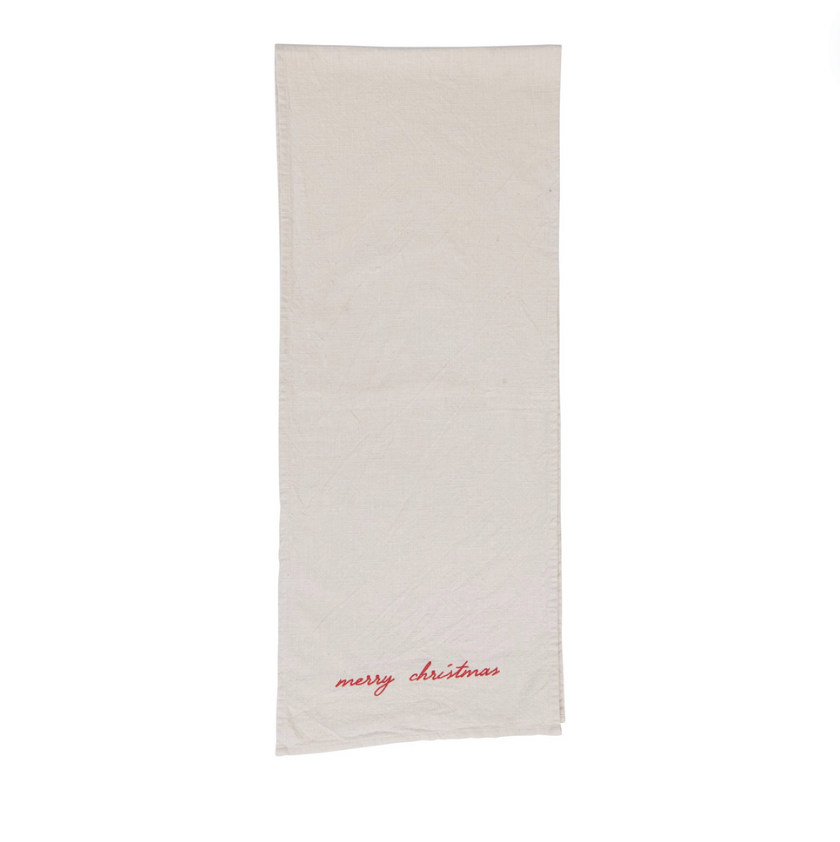 "Merry Christmas" Table Runner