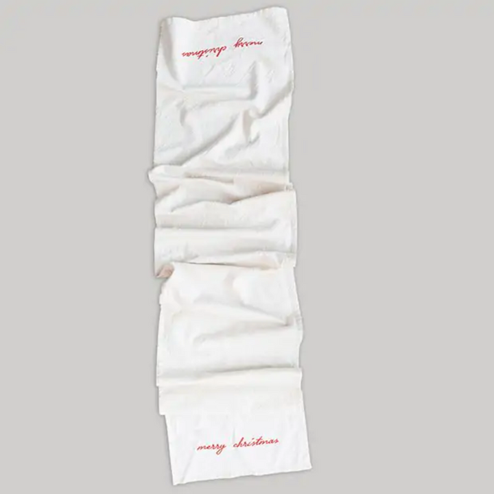 "Merry Christmas" Table Runner