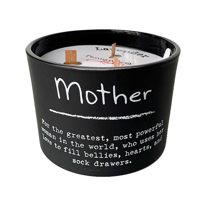 "Mother" Lavender Scented Candle Jar