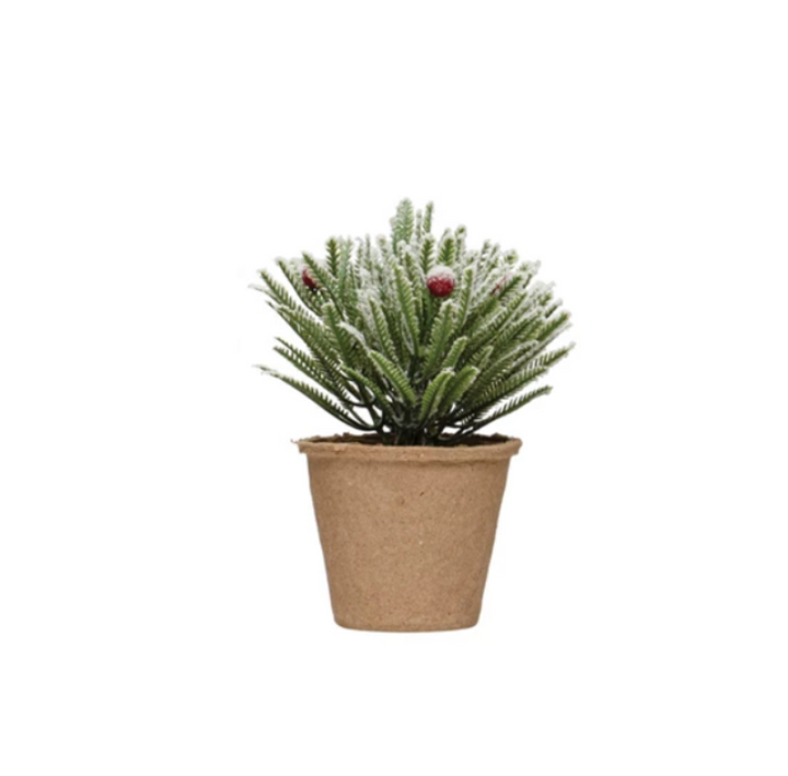 Paper Maché Greenery Pots