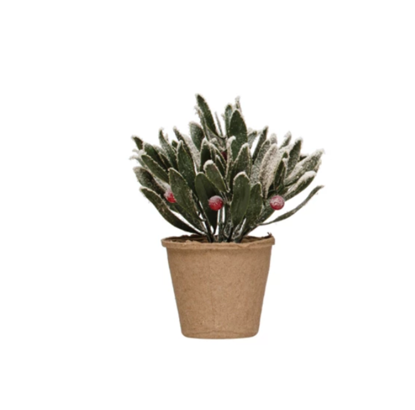 Paper Maché Greenery Pots