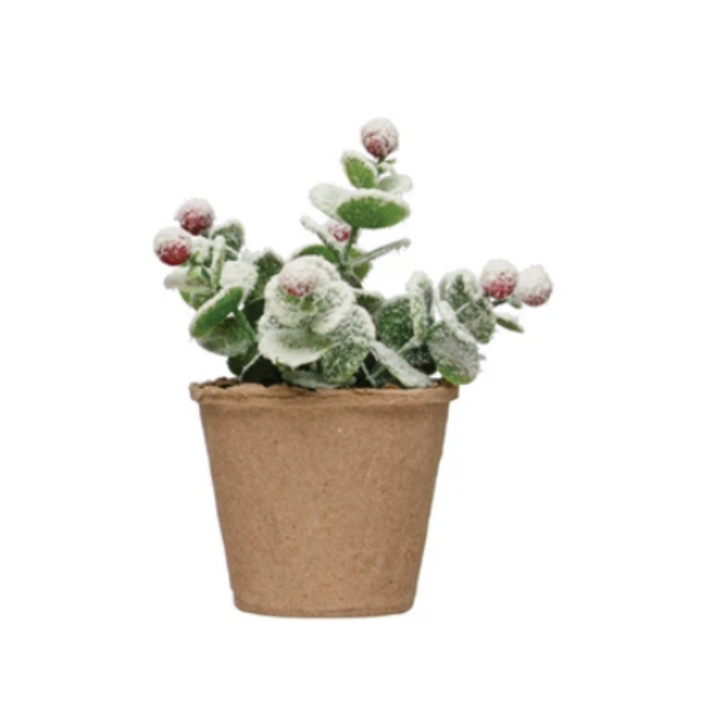 Paper Maché Greenery Pots