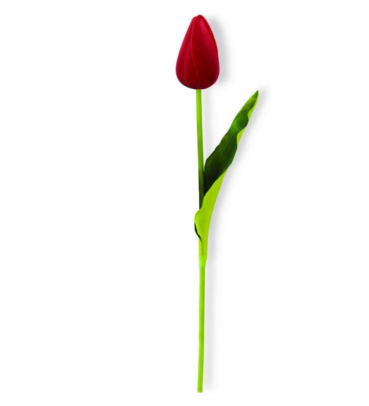 Red Real Touch Tulip Bundle