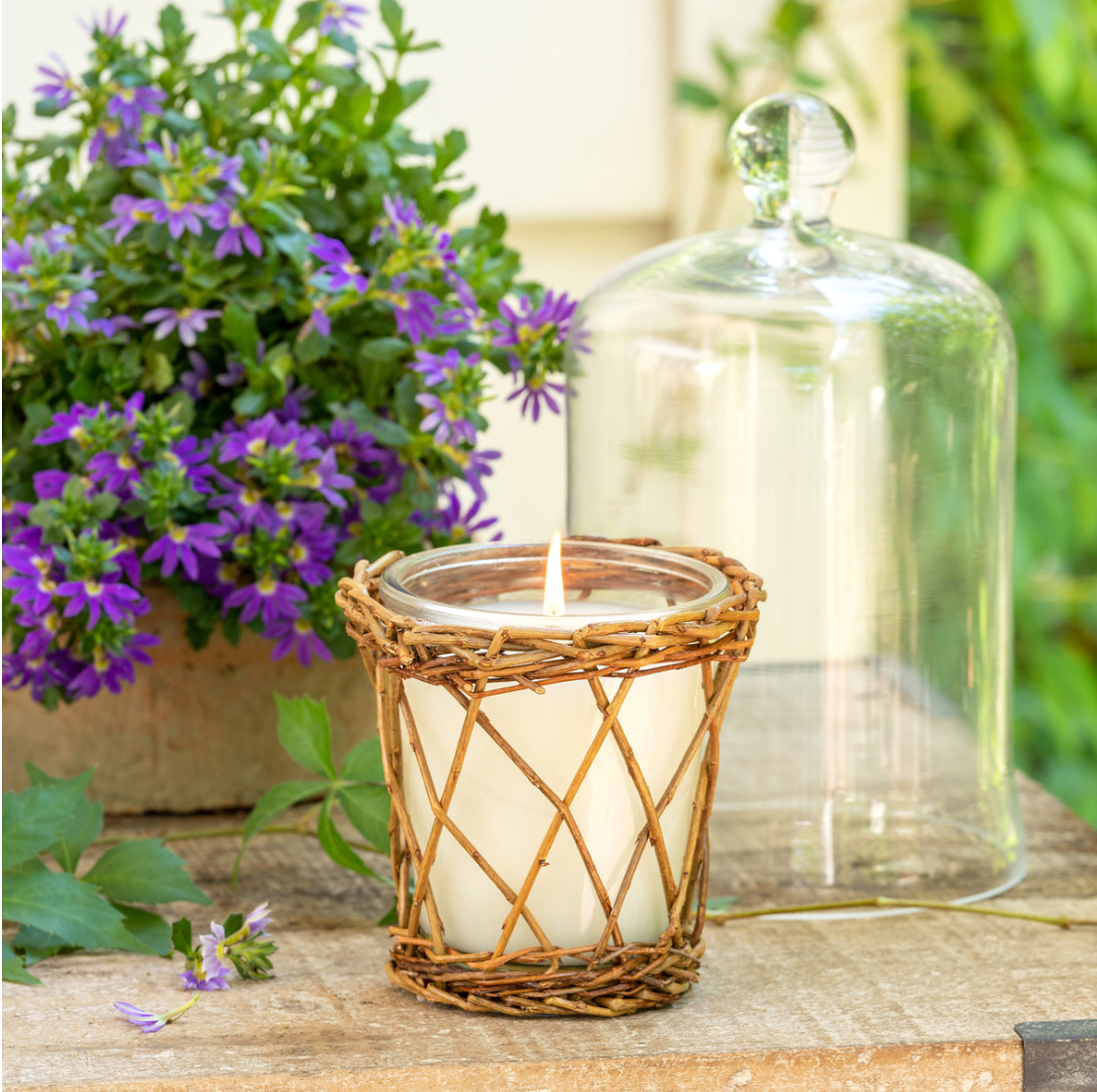 Glass Bell Jar Candle Cover