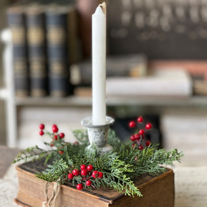 Red Cedar & Berries Candle Ring