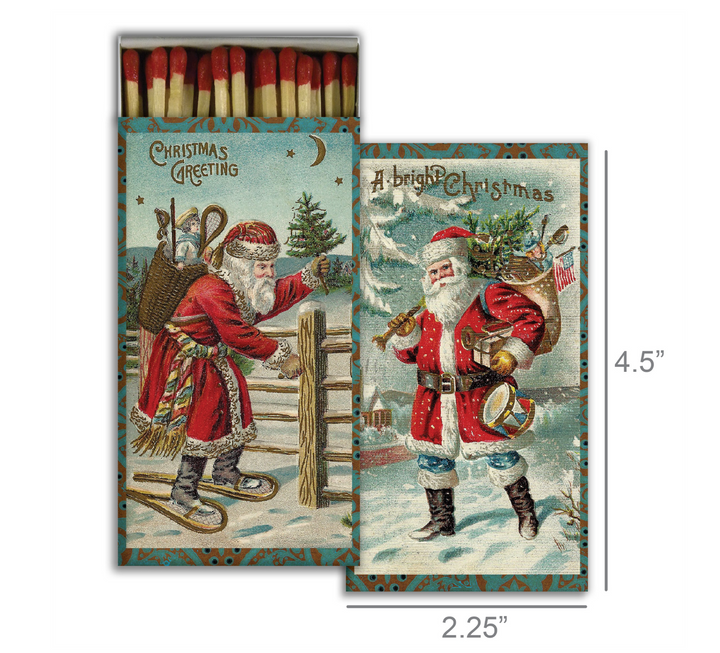 Vintage Santa Matchboxes