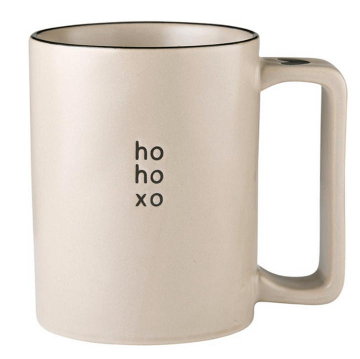 "HO HO XO" Organic Holiday Mug