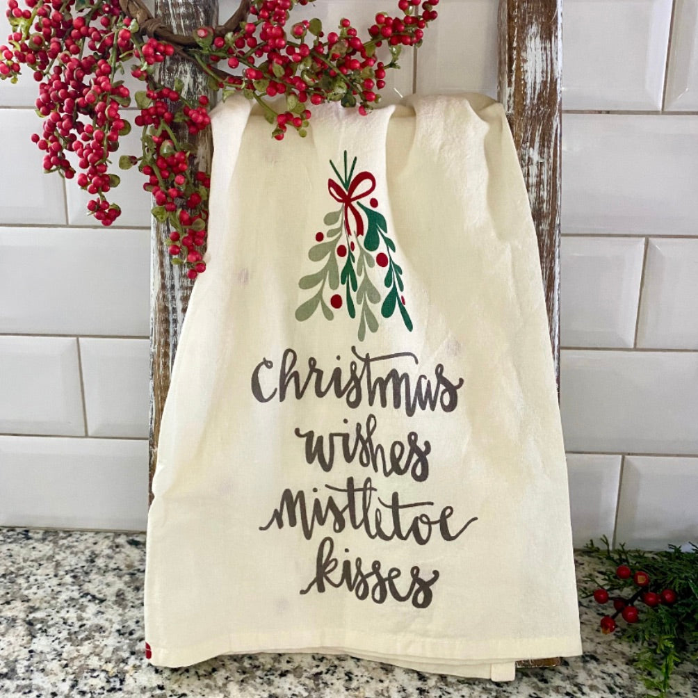 Christmas Wishes Kitchen Towel