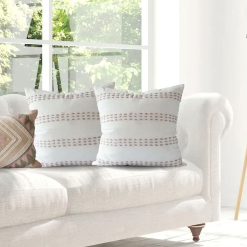 Set/2 Blush Pillow Covers