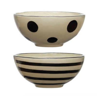 Set/4 Linen Textured Bowls