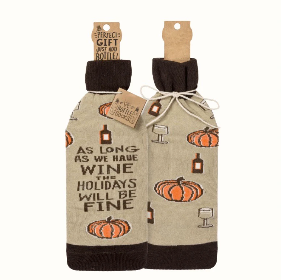 Thanksgiving Wine Bottle Socks