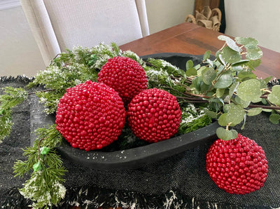 Red Berry Ball Ornaments