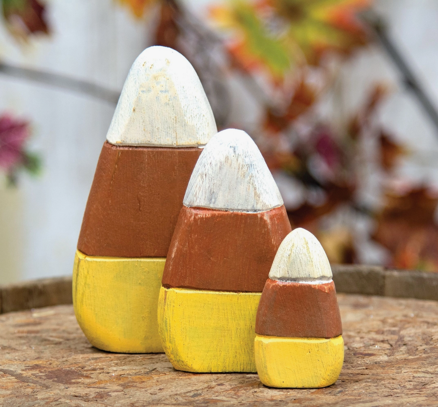 S/3 Candy Corn Table Sitters