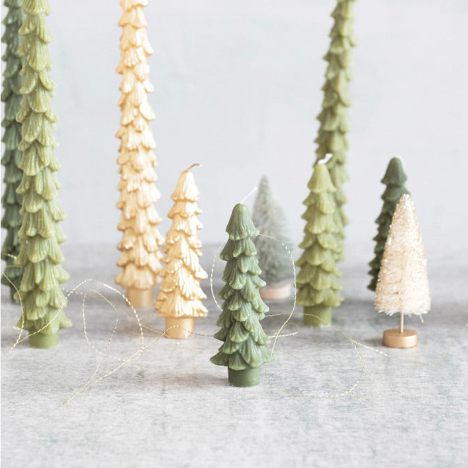 Set/2 Tree Shaped Taper Candles