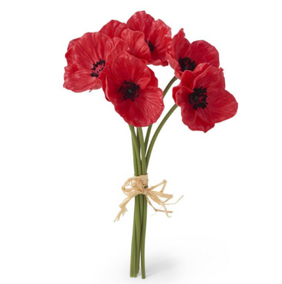 Real Touch Red Poppy Bundle