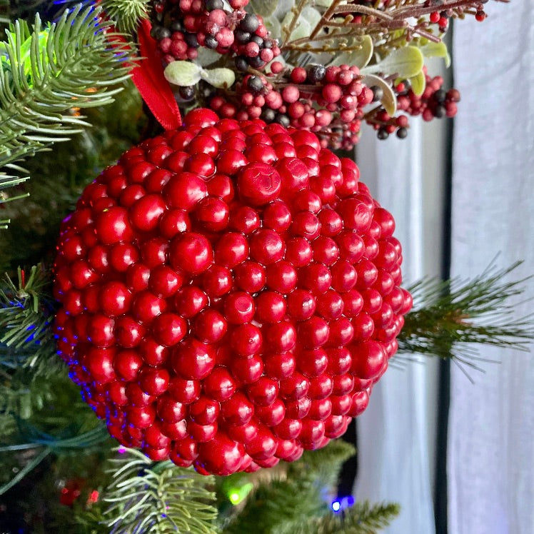 Red Berry Ball Ornament